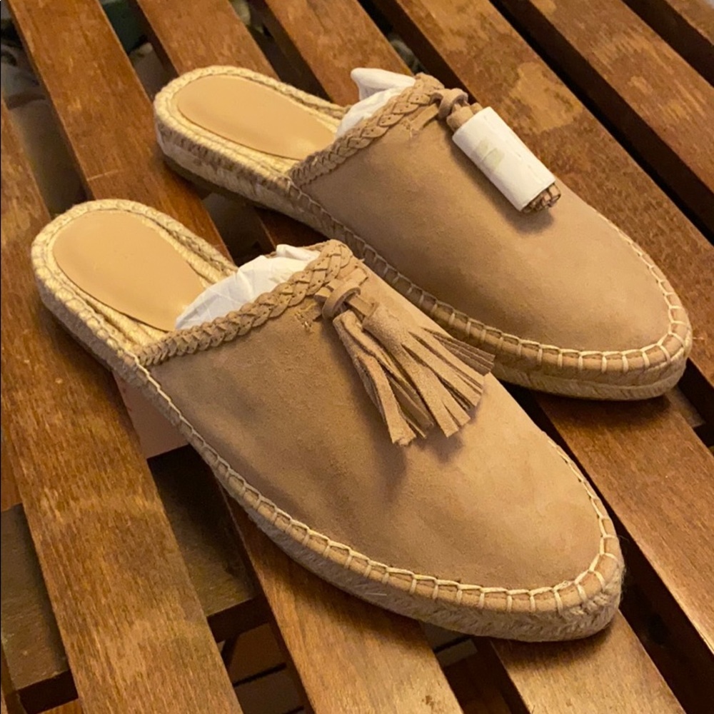 Joie “Walda” Suede Tassel Mule - 8 - NEW